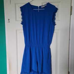 Royal Blue Shorts Romper Size S